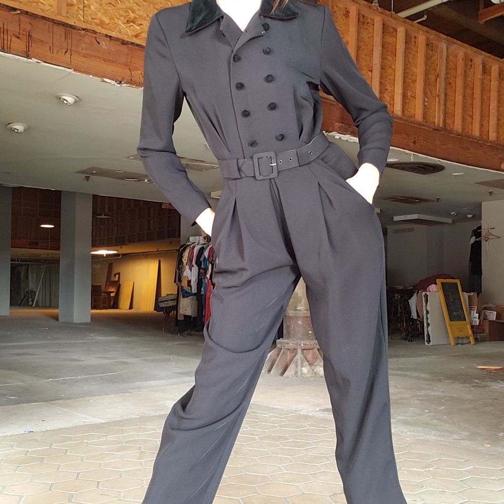 Vintage Black Jumpsuit